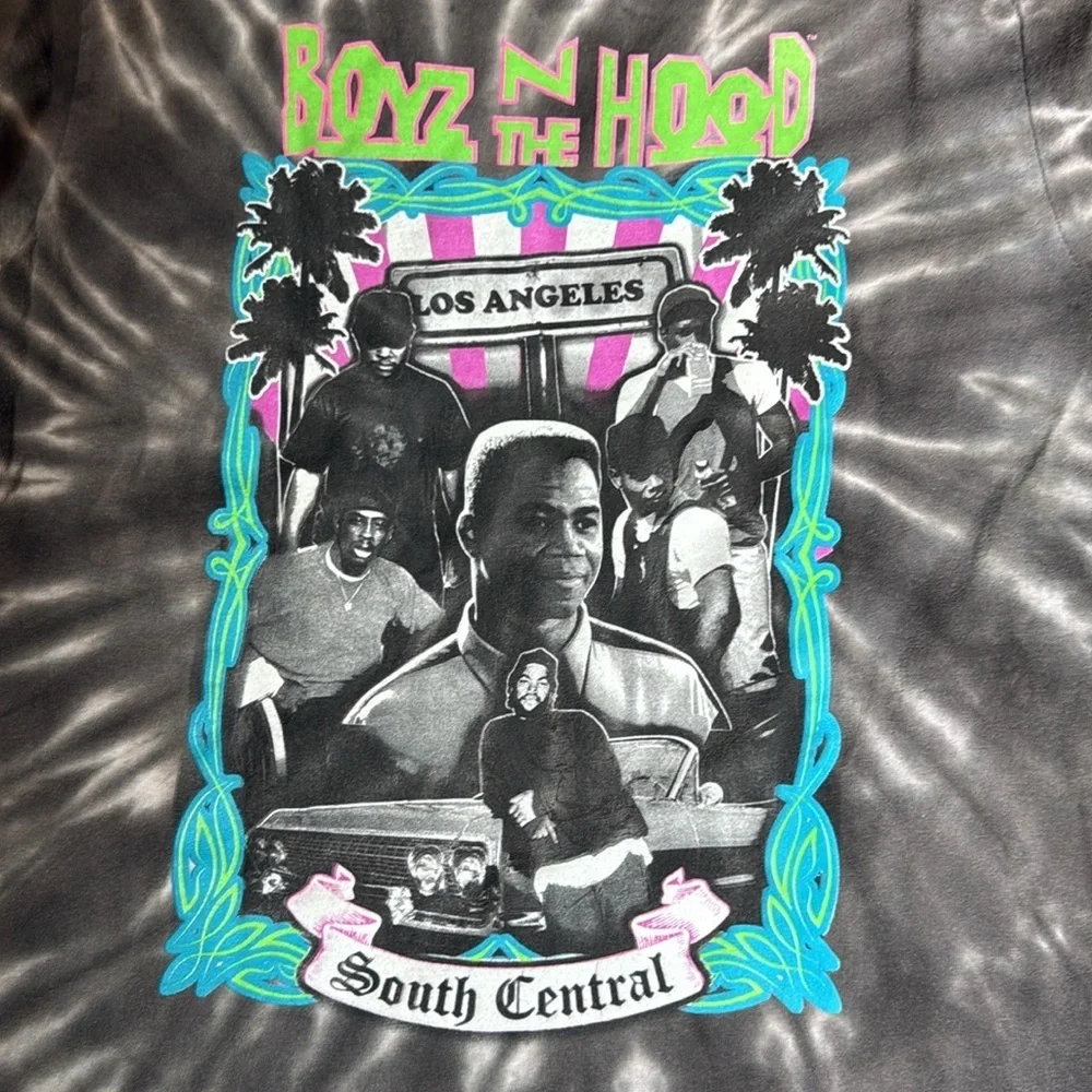 Retro Boyz N The Hood Tie Dye Shirt - Size M - Picture 2 of 6